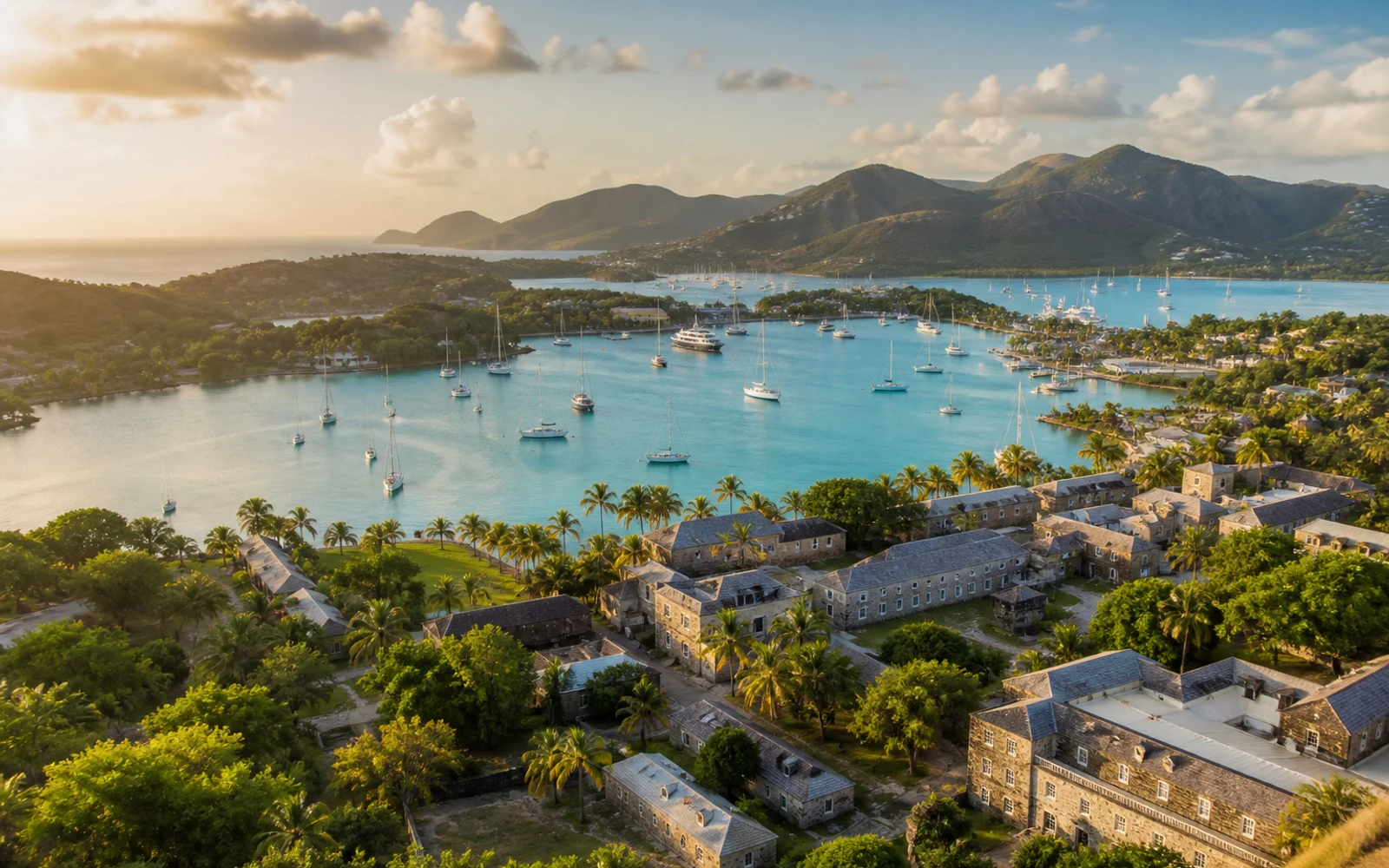 English Harbour and Nelson's Dockyard in Antigua