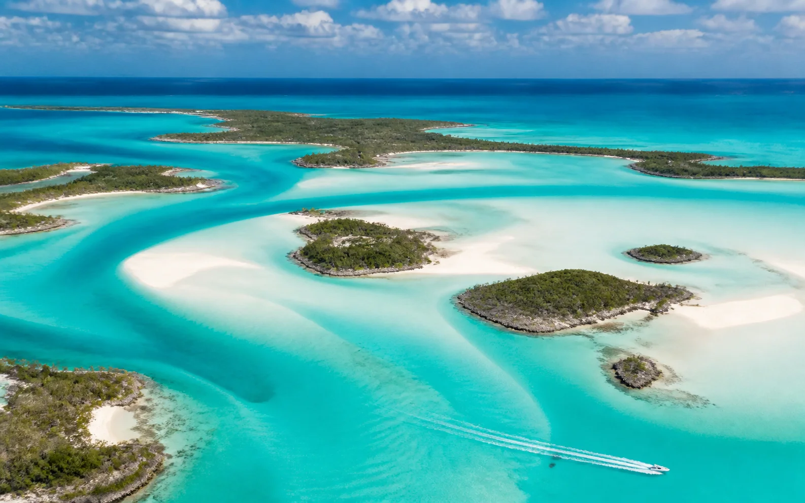 Exuma turquoise cays in Exuma