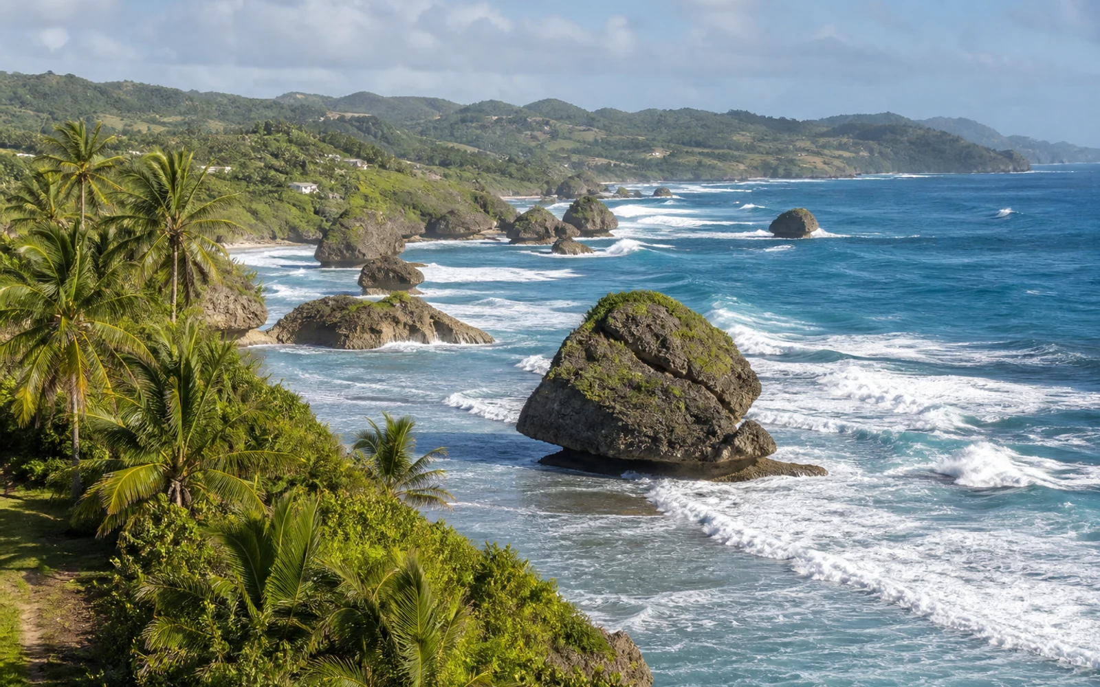 Bathsheba rock formations in East coast