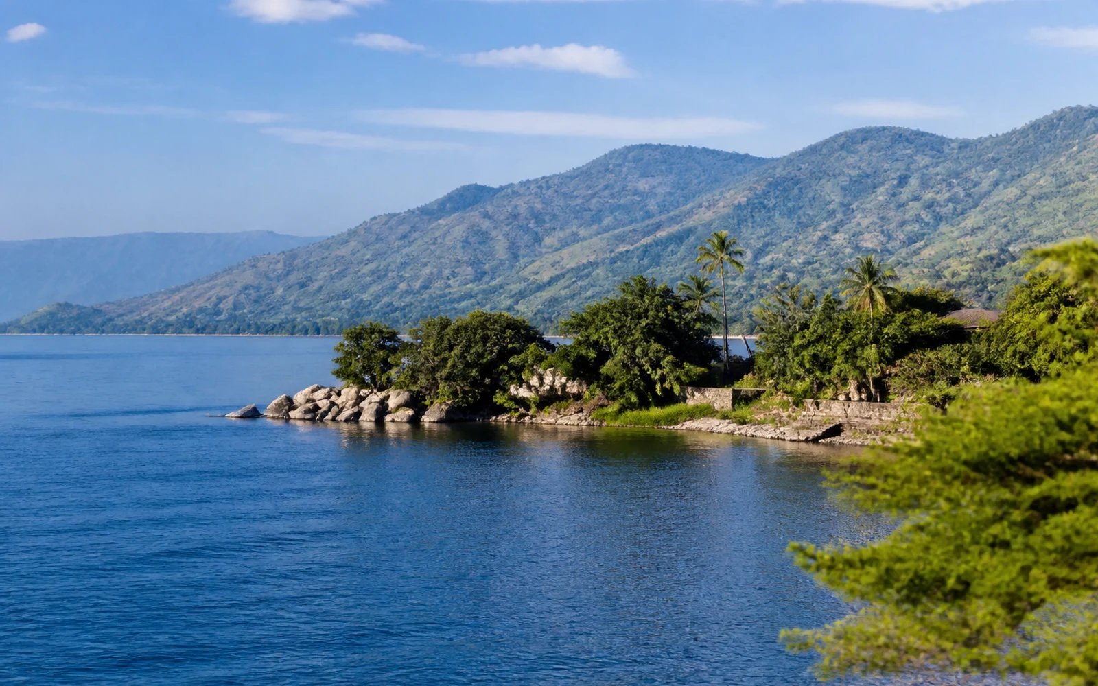 Lake Tanganyika shoreline in Bujumbura