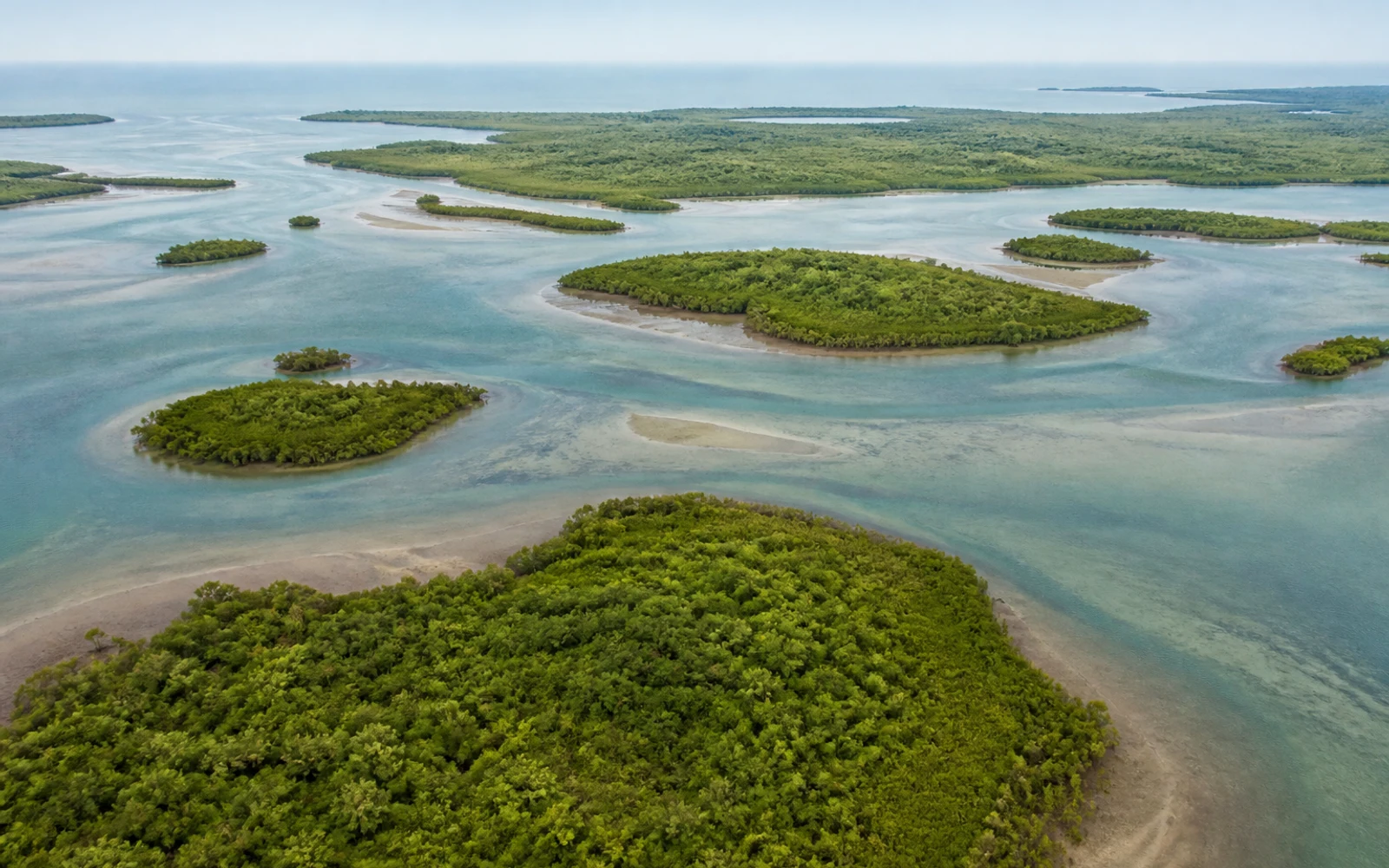 Bijagós mangrove islands in Bijagós