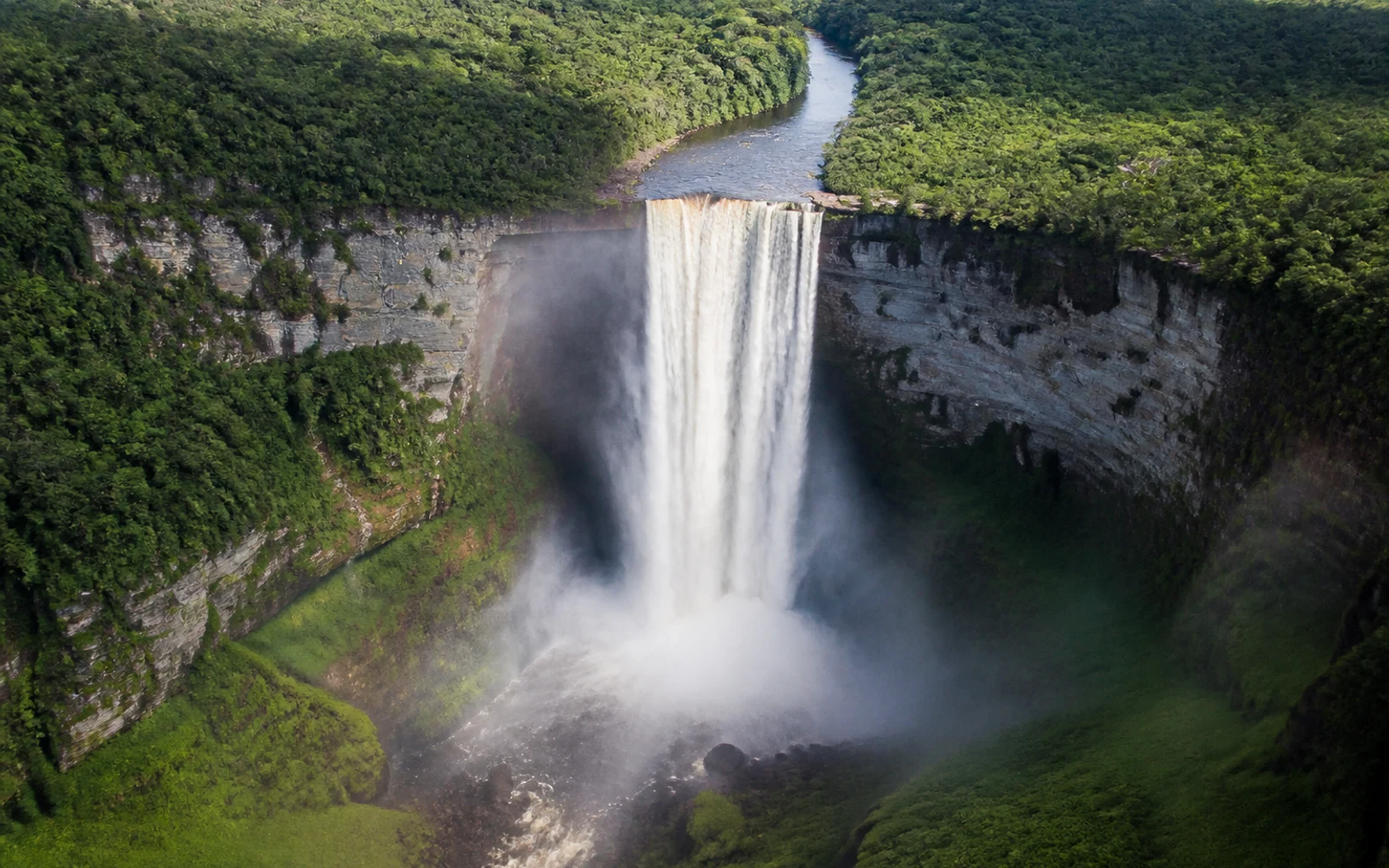 Kaieteur Falls in Potaro-Siparuni