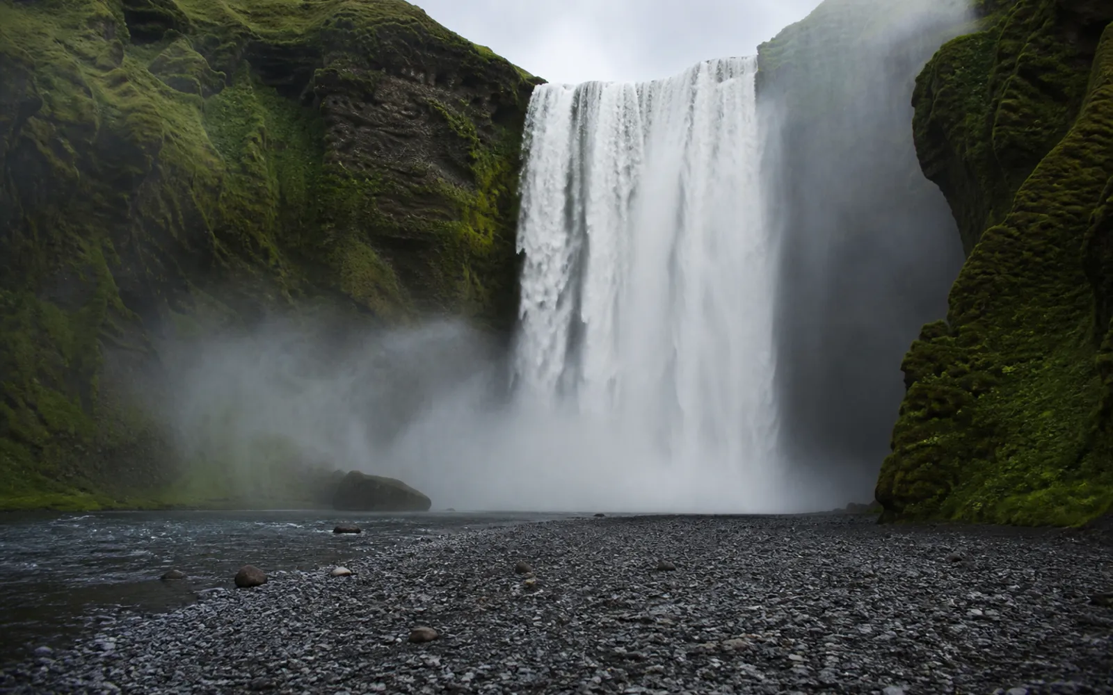 Seljalandsfoss waterfall in South Iceland