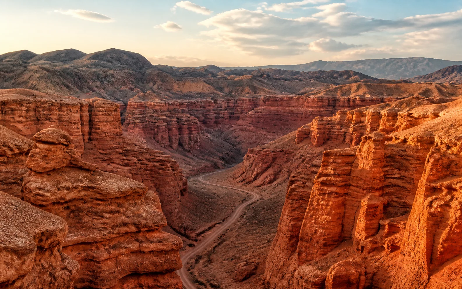 Charyn Canyon in Almaty Region