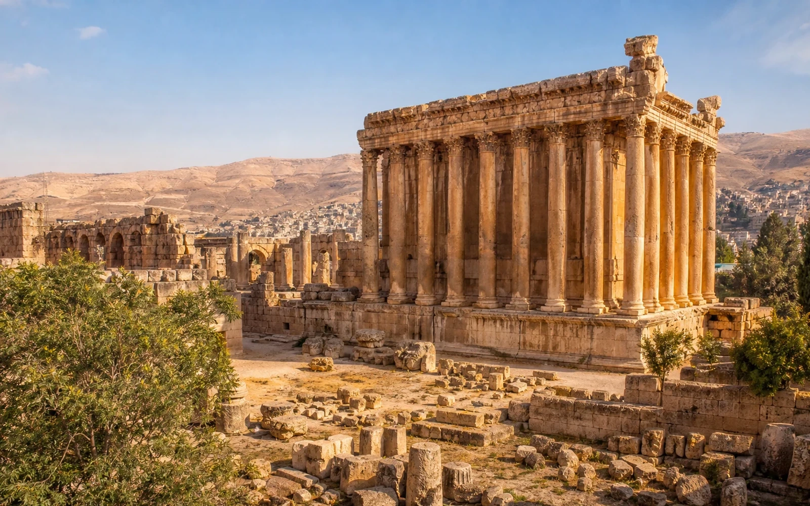 Baalbek Roman ruins in Baalbek