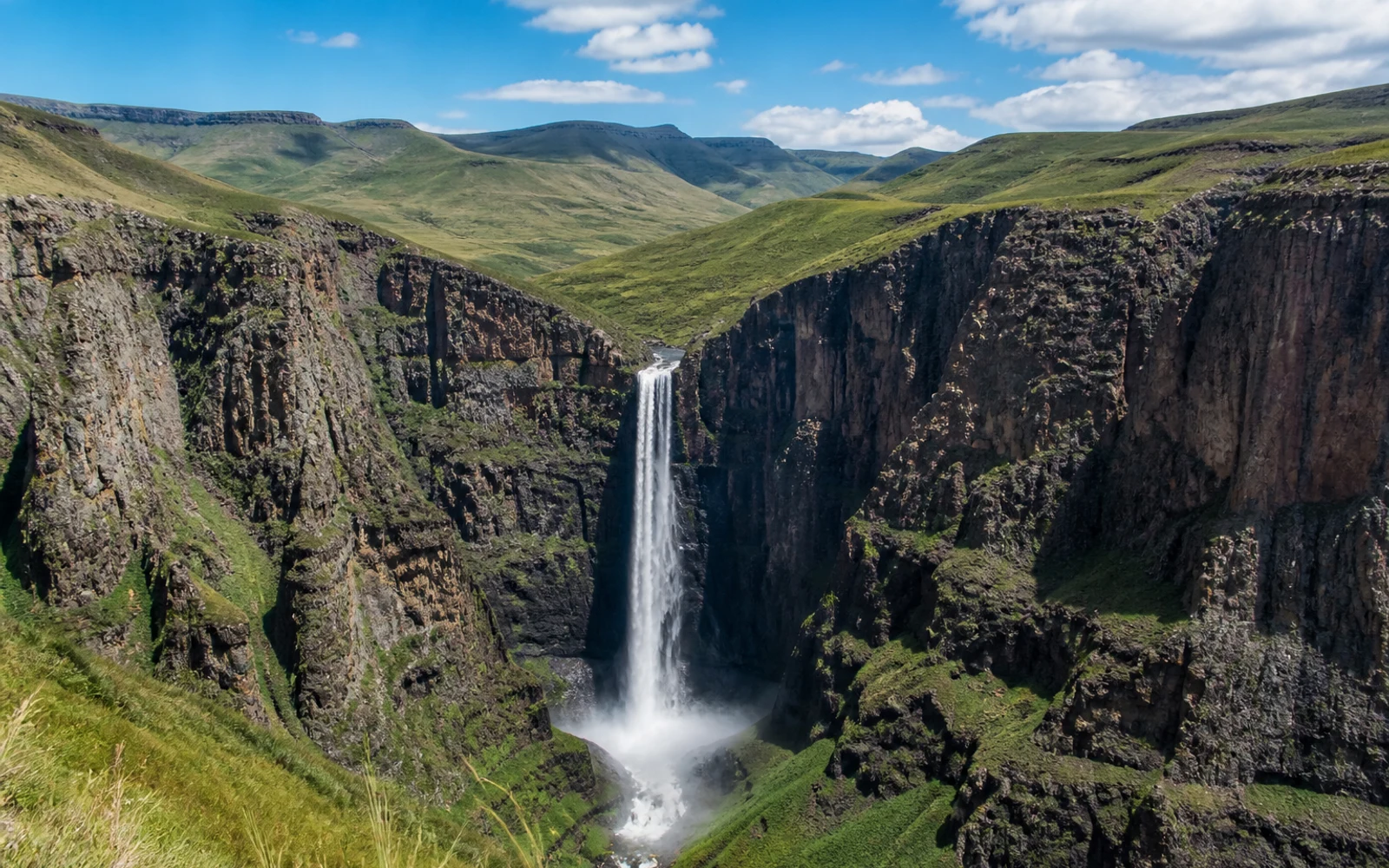 Maletsunyane Falls in Semonkong