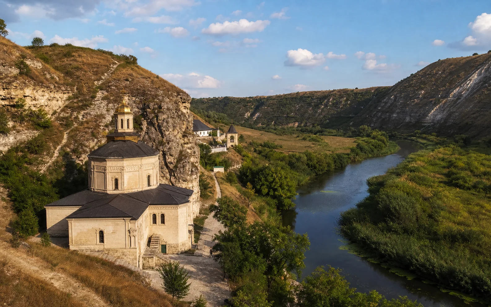 Orheiul Vechi limestone valley in Orhei