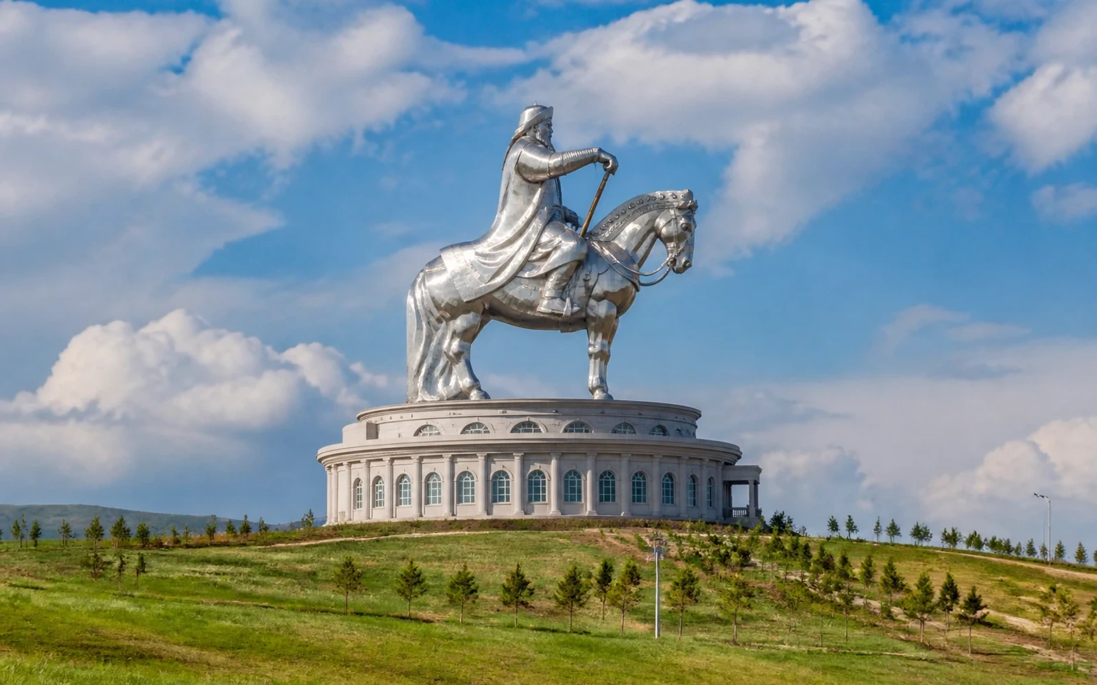 Genghis Khan Equestrian Statue in Tsonjin Boldog