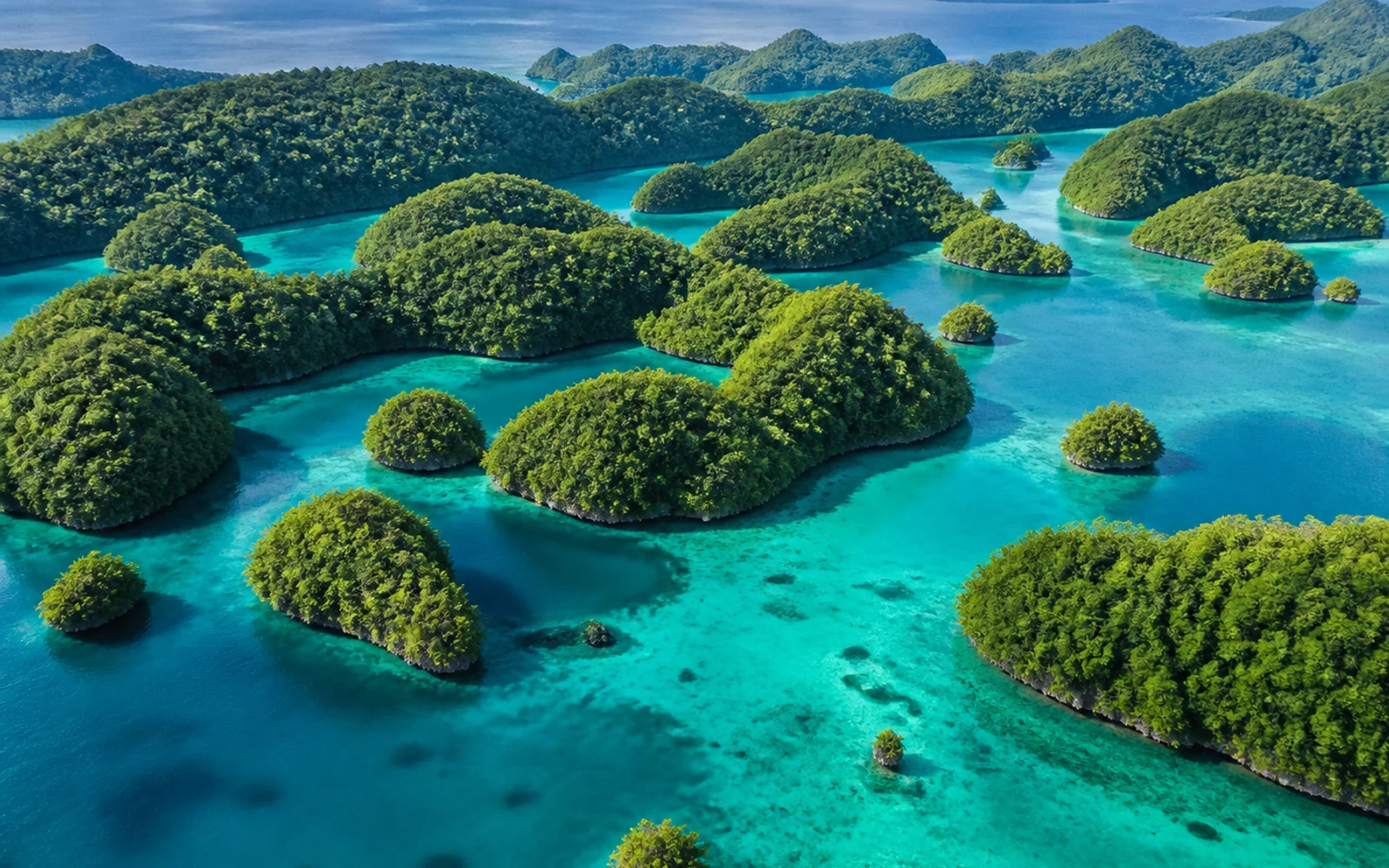 Rock Islands lagoon in Koror