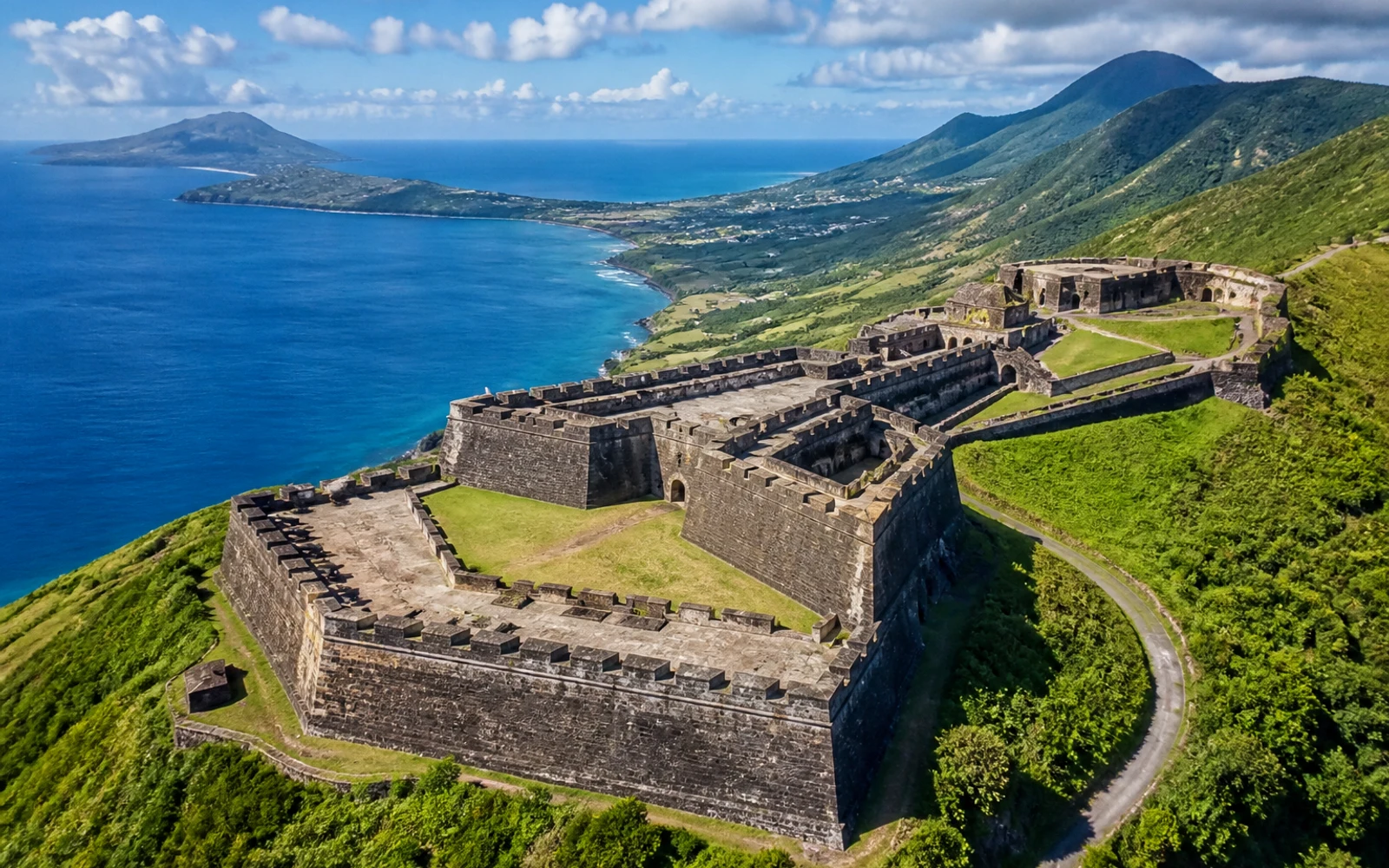 Brimstone Hill Fortress in St Kitts