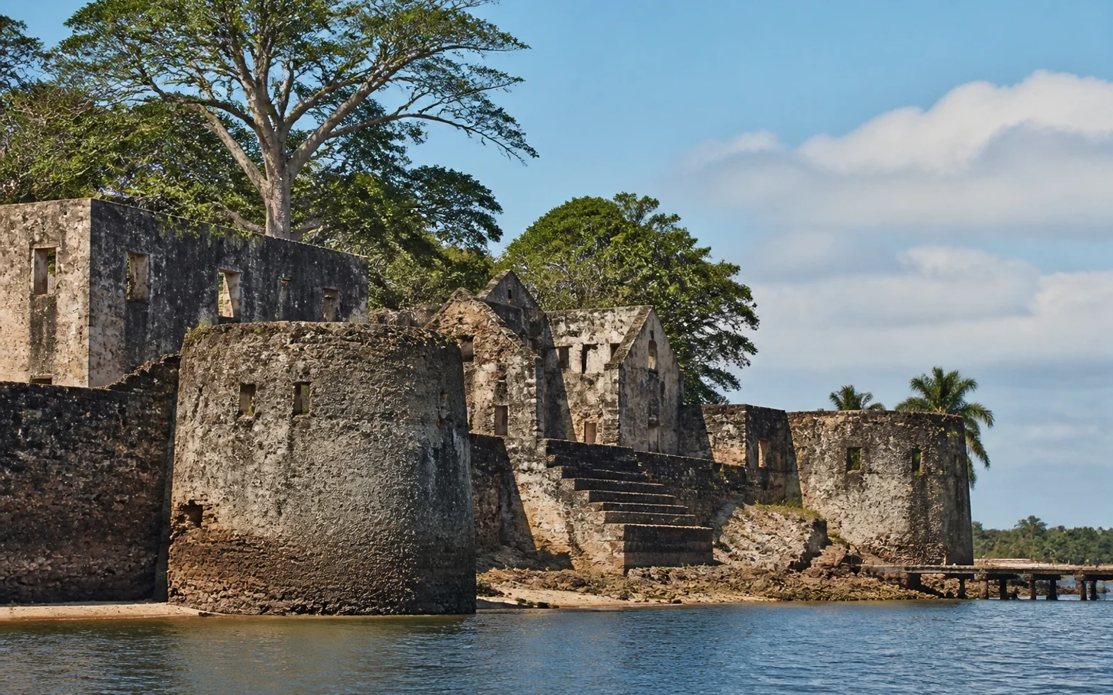 Bunce Island in Sierra Leone River