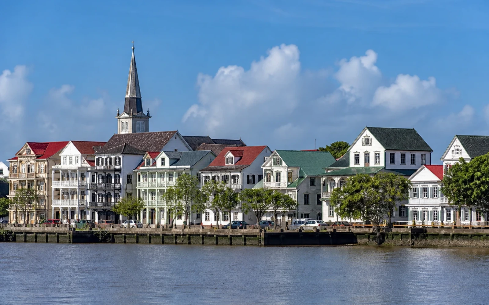Historic Paramaribo waterfront in Paramaribo