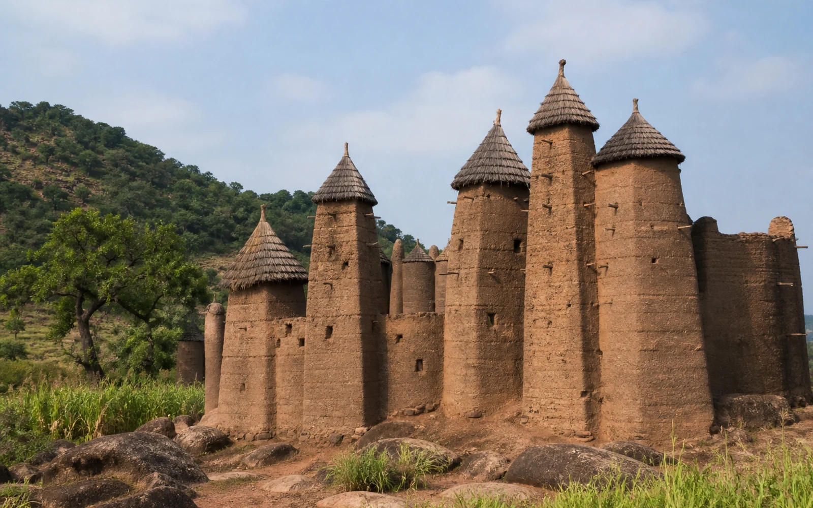 Koutammakou mud tower houses in Kara Region